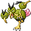 Dodrio shiny front-facing sprite from Pokémon Emerald