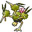 Dodrio shiny front-facing sprite from Pokémon FireRed