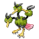 Dodrio shiny front-facing sprite from Pokémon Platinum
