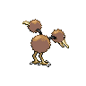 Doduo back-facing sprite from Pokémon White
