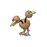 Doduo front-facing sprite from Pokémon White