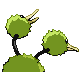 Doduo shiny back-facing sprite from Pokémon Pearl