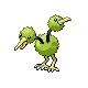 Doduo shiny front-facing sprite from Pokémon Pearl