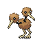 Doduo front-facing sprite from Pokémon FireRed