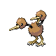 Doduo front-facing sprite from Pokémon SoulSilver