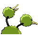 Doduo shiny back-facing sprite from Pokémon SoulSilver