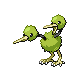 Doduo shiny front-facing sprite from Pokémon SoulSilver