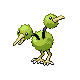 Doduo shiny front-facing sprite from Pokémon Platinum