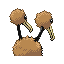 Doduo back-facing sprite from Pokémon Ruby