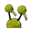Doduo shiny back-facing sprite from Pokémon Ruby
