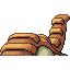 Donphan shiny back-facing sprite from Pokémon Sapphire