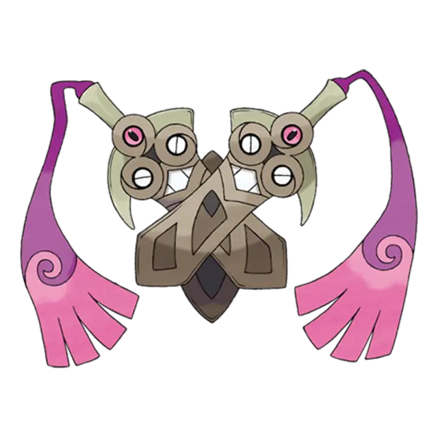 Doublade, the Sword Pokémon — Steel/Ghost-type Pokémon official artwork
