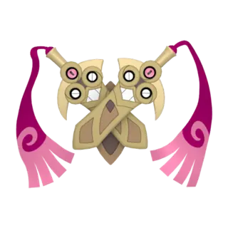 Doublade front-facing sprite from Pokémon Y