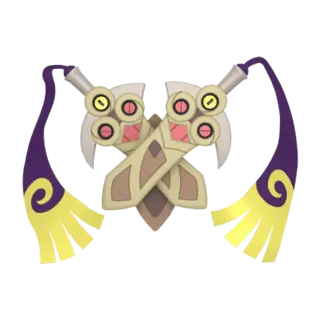 Doublade shiny front-facing sprite from Pokémon Y