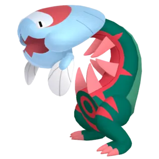 Dracovish front-facing sprite from Pokémon Shield