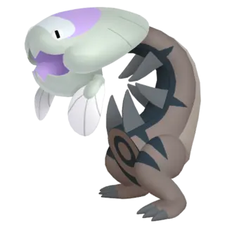 Dracovish shiny front-facing sprite from Pokémon Shield