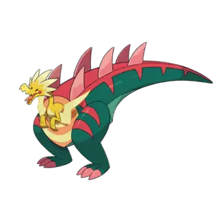 Dracozolt official artwork