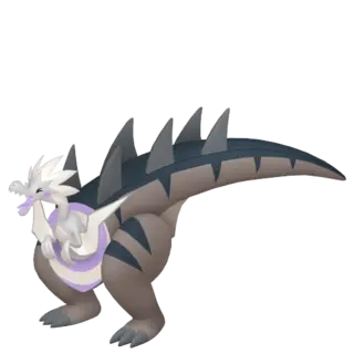 Dracozolt shiny front-facing sprite from Pokémon Sword