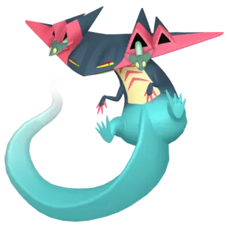 Dragapult front-facing sprite from Pokémon Scarlet