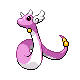 Dragonair shiny front-facing sprite from Pokémon Diamond