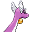 Dragonair shiny back-facing sprite from Pokémon FireRed
