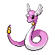 Dragonair shiny front-facing sprite from Pokémon SoulSilver
