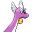 Dragonair shiny back-facing sprite from Pokémon Sapphire
