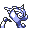Dragonair back-facing sprite from Pokémon Yellow