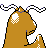 Dragonite back-facing sprite from Pokémon Crystal