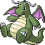 Dragonite shiny front-facing sprite from Pokémon Emerald
