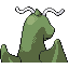 Dragonite shiny back-facing sprite from Pokémon FireRed