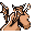 Dragonite back-facing sprite from Pokémon Blue