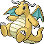 Dragonite front-facing sprite from Pokémon Ruby