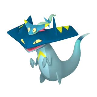 Drakloak shiny front-facing sprite from Pokémon Sword