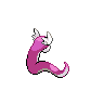 Dratini shiny back-facing sprite from Pokémon White 2