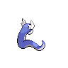 Dratini back-facing sprite from Pokémon White