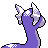 Dratini shiny back-facing sprite from Pokémon Crystal