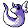 Dratini shiny front-facing sprite from Pokémon Crystal