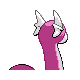 Dratini shiny back-facing sprite from Pokémon Diamond