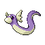 Dratini front-facing sprite from Pokémon Emerald