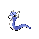 Dratini front-facing sprite from Pokémon HeartGold