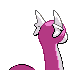 Dratini shiny back-facing sprite from Pokémon HeartGold