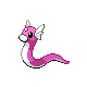 Dratini shiny front-facing sprite from Pokémon HeartGold
