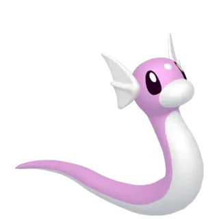 Dratini shiny front-facing sprite from Pokémon Omega Ruby