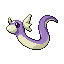 Dratini front-facing sprite from Pokémon Sapphire