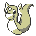 Dratini front-facing sprite from Pokémon Yellow