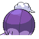Drifblim back-facing sprite from Pokémon Diamond