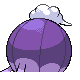 Drifblim back-facing sprite from Pokémon SoulSilver