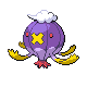 Drifblim front-facing sprite from Pokémon Platinum