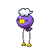 Drifloon front-facing sprite from Pokémon Diamond